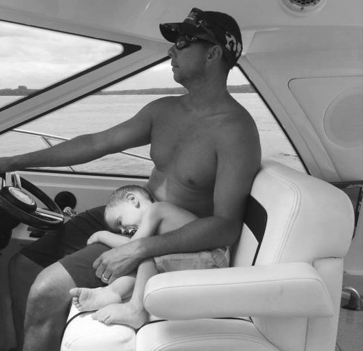 ben-boat Ben Nielsen with family.