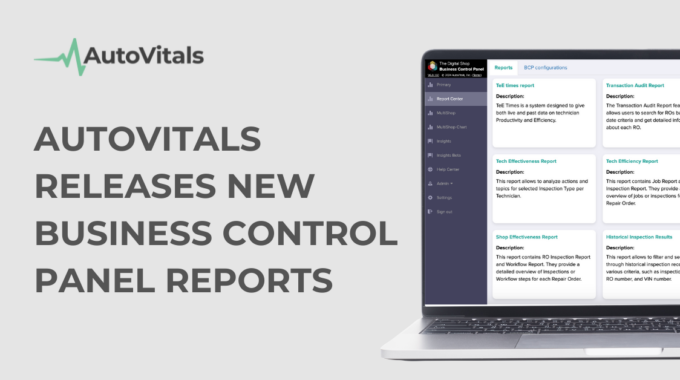 AutoVitals Releases New Business Control Panel Reports
