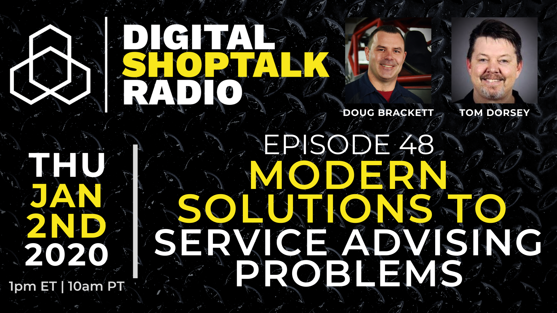 Ep.-48-Jan.-2-1 Promotional Graphic Digital Shop Talk Radio Episode 48.